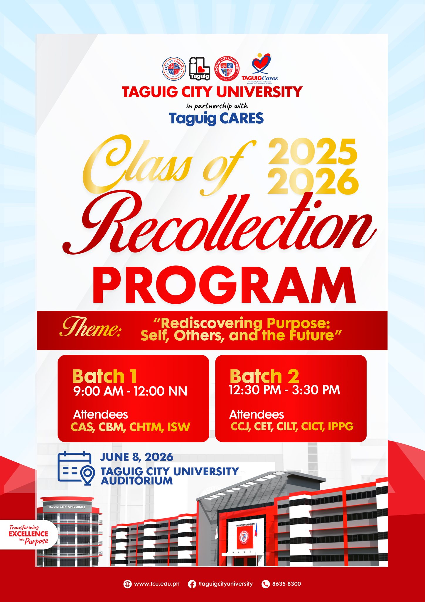 Recollection Program Sample TCU